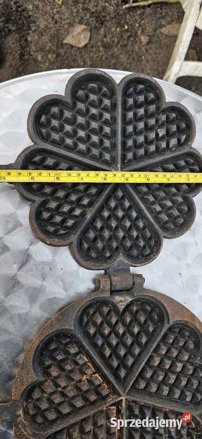 14Ładny stanPrzedwojenna żeliwna gofrownica Barlinek sprzedam