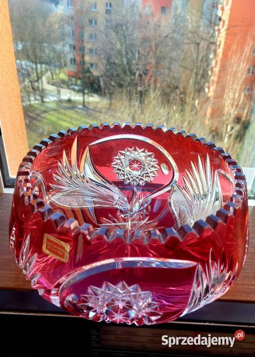 Piękna duża misa kryształowa dolnośląskie Wrocław