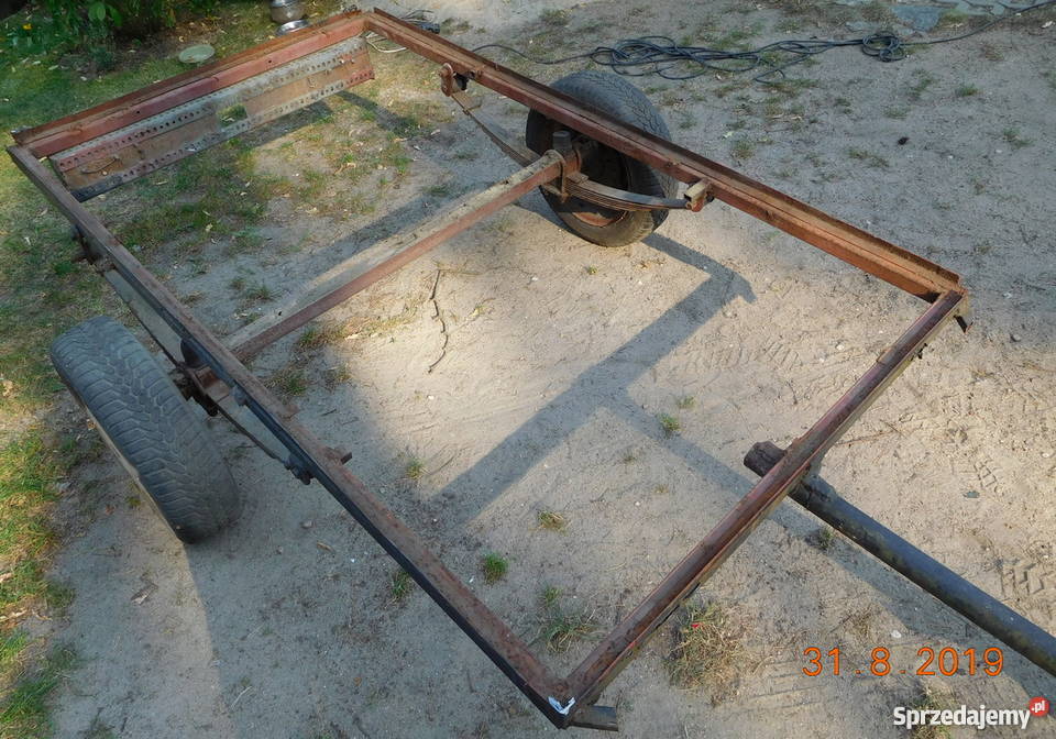 Przyczepka sam do zabudowy remontu 500kg