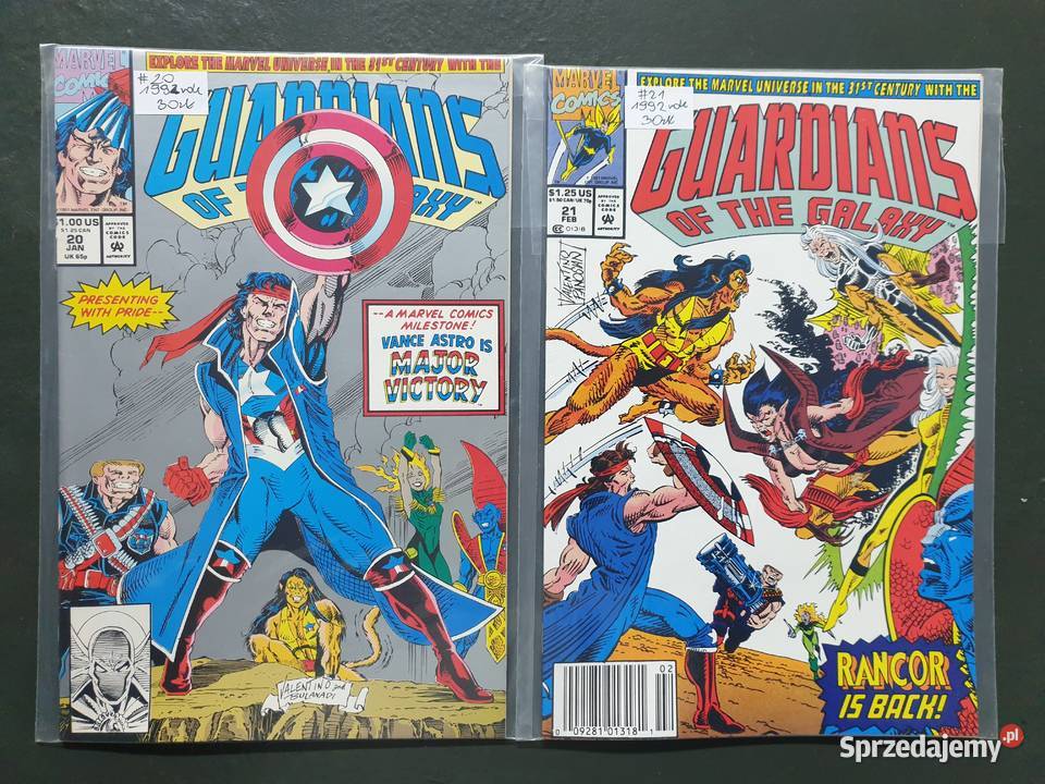 Guardians Of The Galaxy zestaw 13 komiksów Gdynia