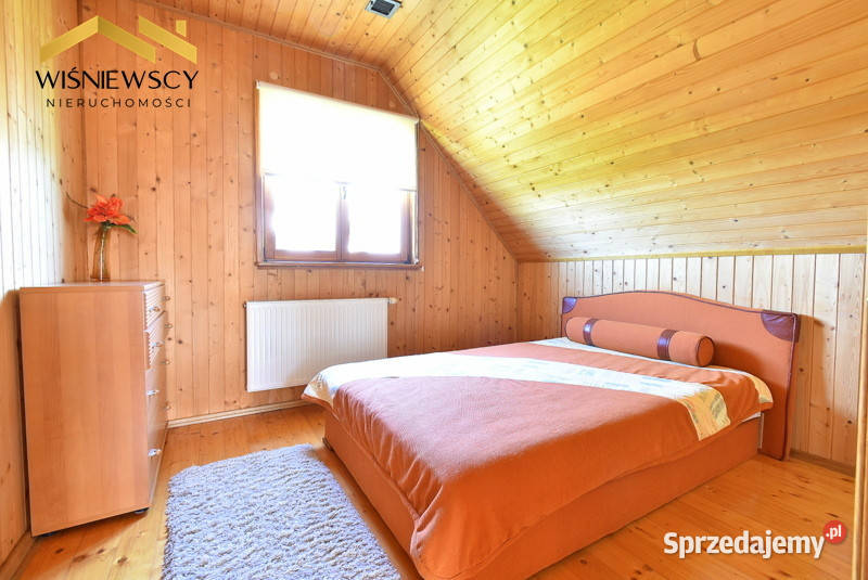 Dwa domy stawem poza wsią działka 7947 m2 Nowa Wieś Mała sprzedam