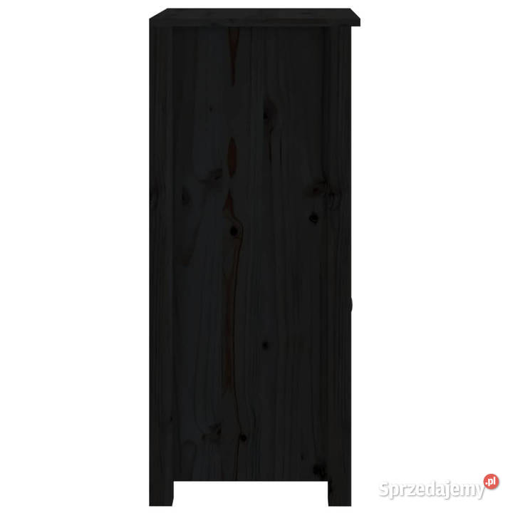 Szafki 2 czarne 40x35x80 lite drewno sosnowe Pozostałe Warszawa