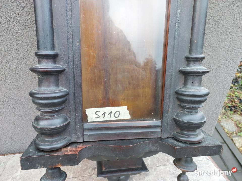 S110 Skrzynia obudowa starego zegara szafka Tczew
