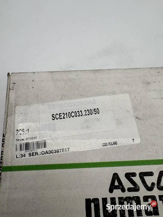 Asco SCE210C033 23050 Elektrozawór mazowieckie Warszawa