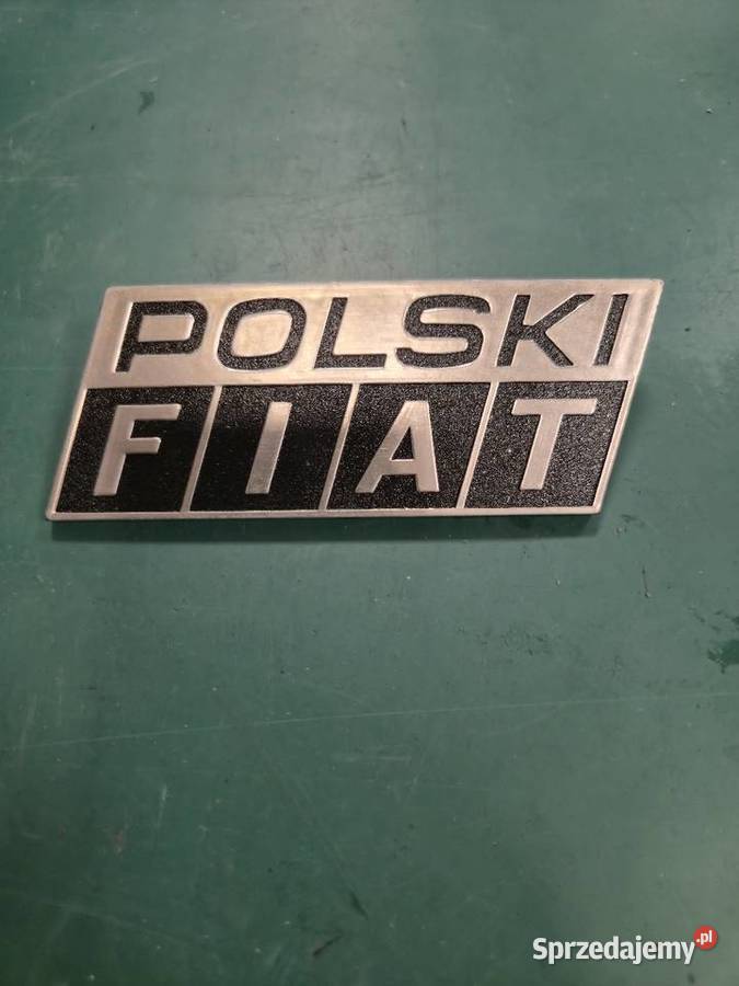 Znaczek emblemat Polski Fiat Dąbrowa Górnicza