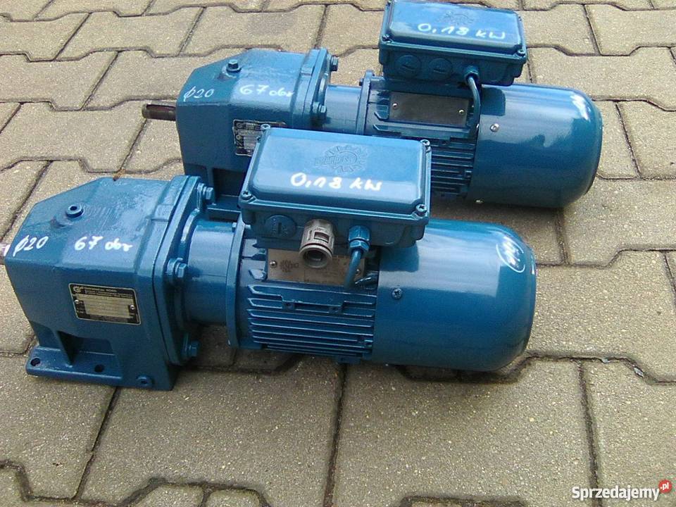 Motoreduktor 025 kW 175 obr 3faz wielkopolskie Leszno