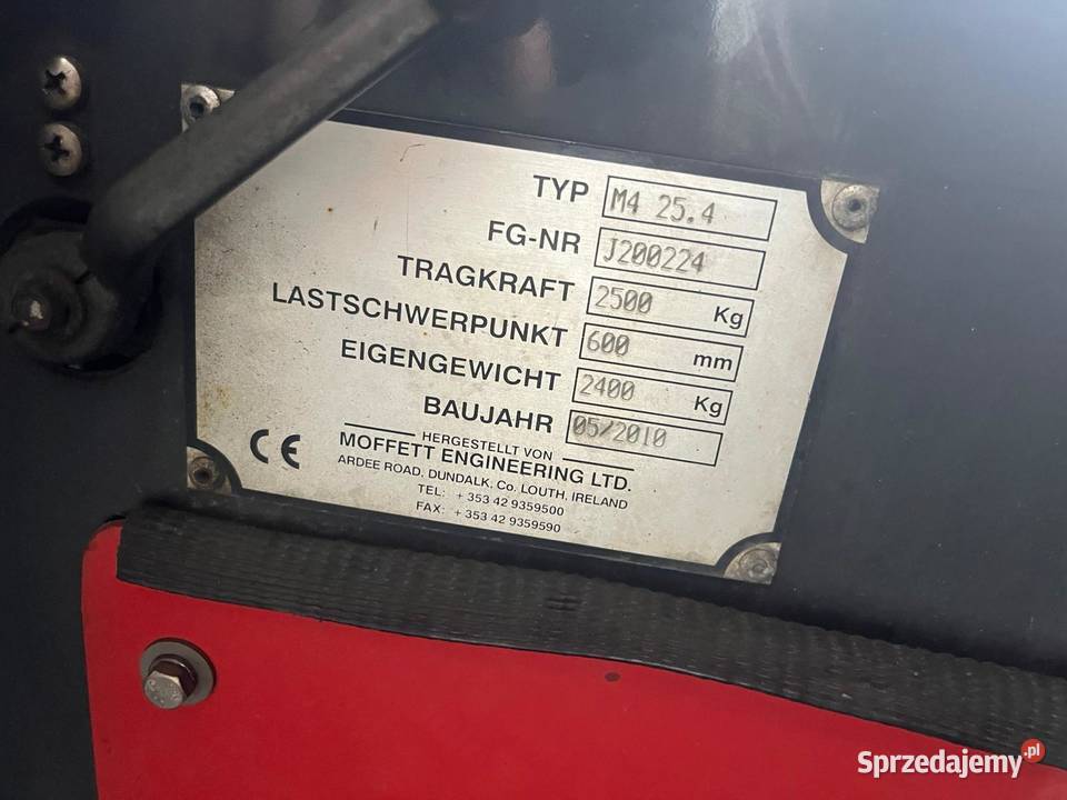 Wózek widłowy Moffet M4 254 Głogów