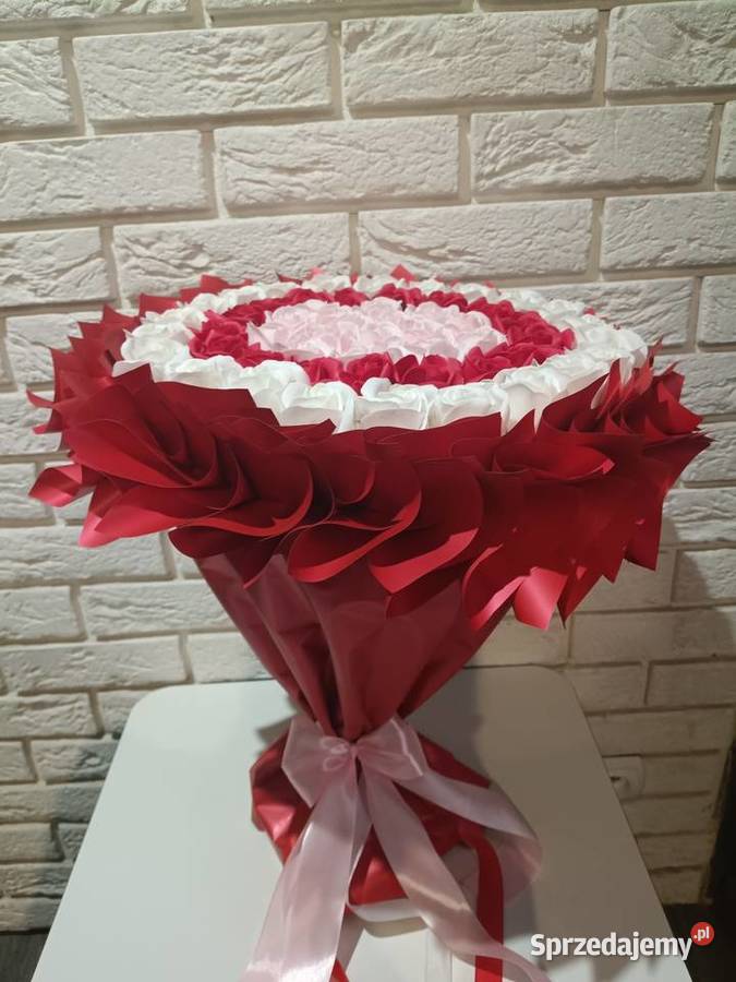 Bukiet z róż mydlanych Prezent na Walentynki Zagórów