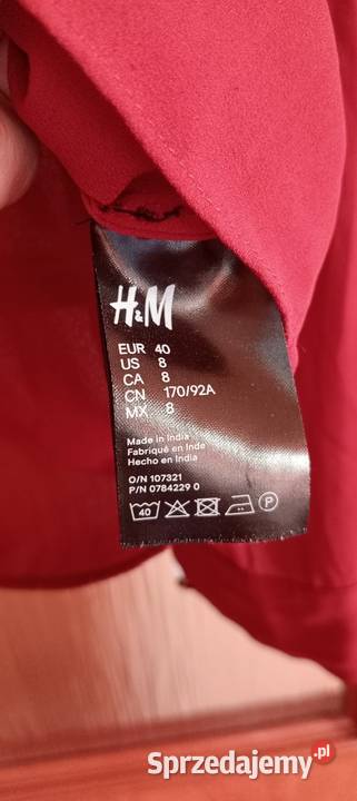 Bordowa bluzka z żabotem Kowalec