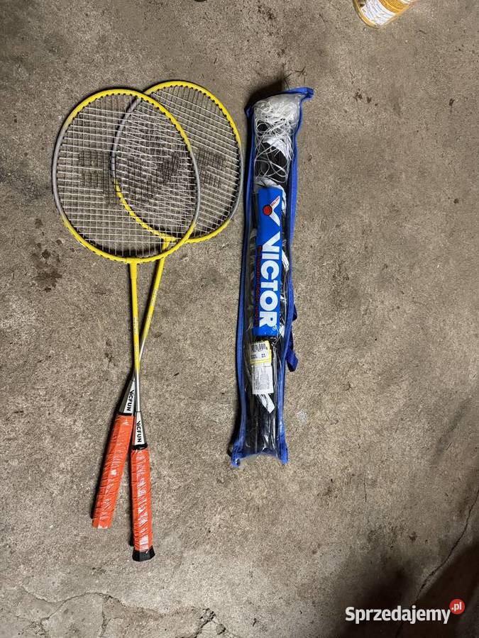 Zestaw rakiet do badmintona siatka Badminton Ostrołęka