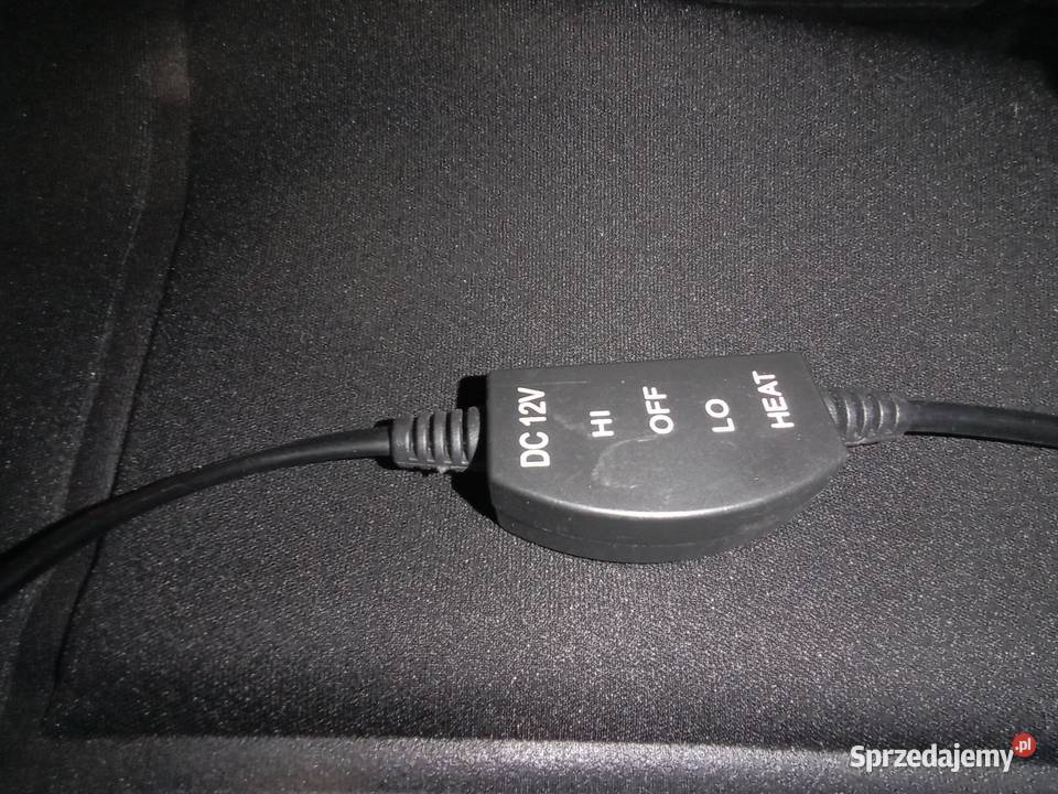 Mata grzewcza fotela samochód 12v super na Książ Wielkopolski