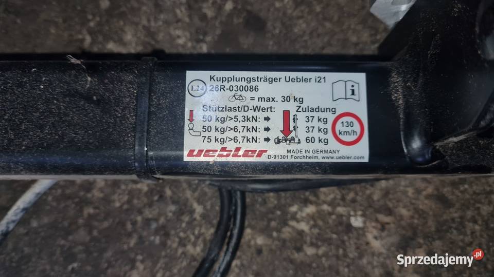 Bagażnik Uebler i21 platforma na hak Bagażniki Kluczbork sprzedam