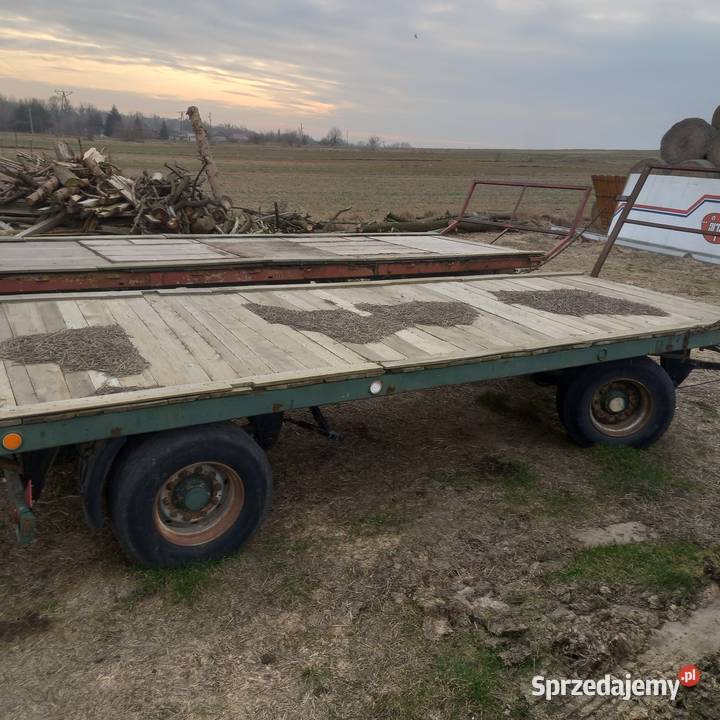 Przyczepa do bel do słomy do skrzyniopalet Fajsławice