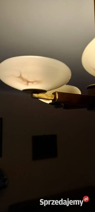 Pięcioramienny żyrandol w stylu Art Deco Skierniewice