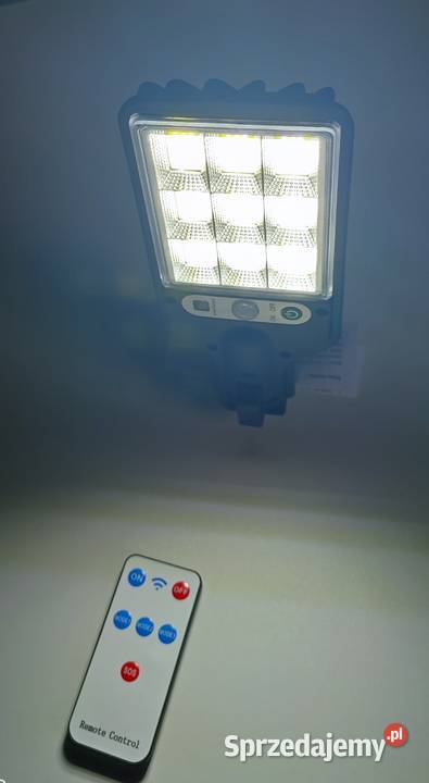 Lampa solarna uliczna czujnik ruchu i zmierzchu sprzedam