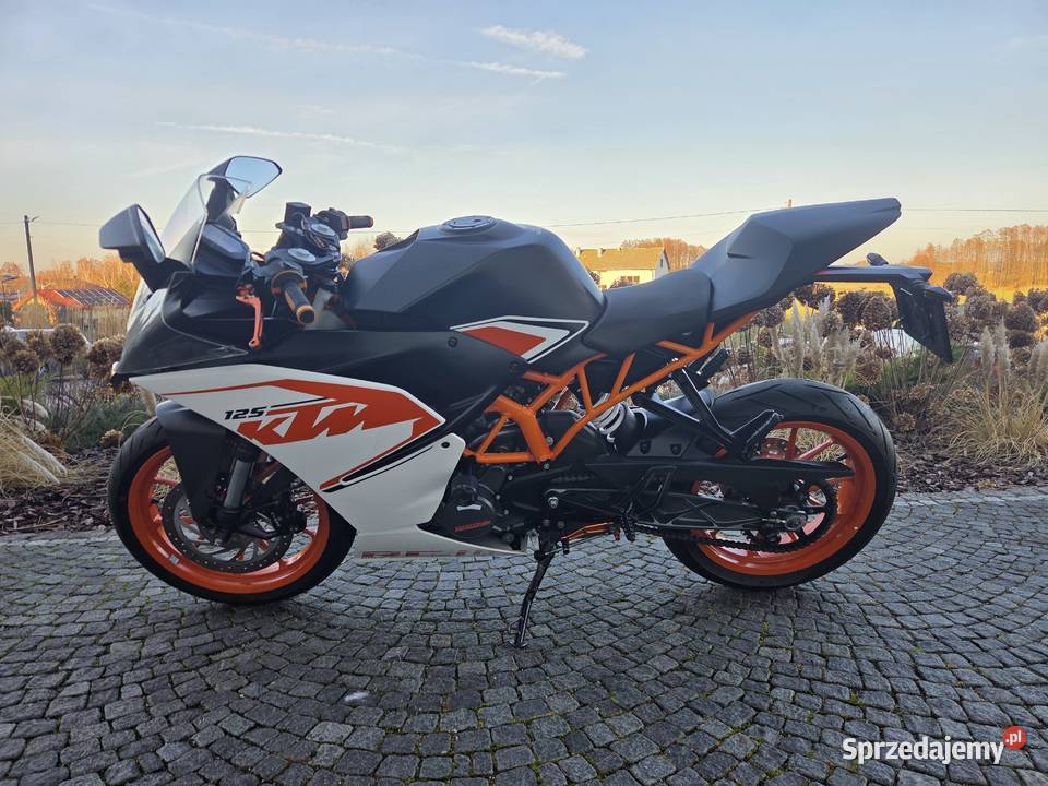 KTM RC 125 2017 1253 15 39316 ABS ZAREJESTROWANY Sieradz