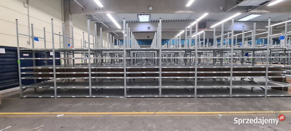 Regały magazynowe z demontażu 60gł x 130 x3000 Radomierz