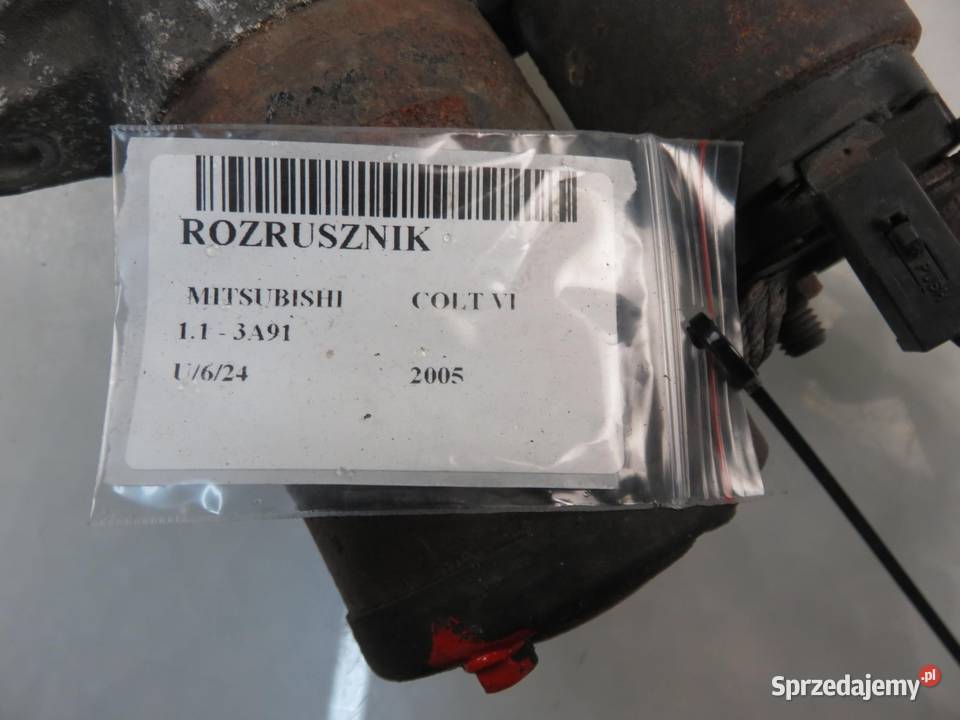 ROZRUSZNIK MITSUBISHI COLT VI 11 Układ elektryczny, zapłon sprzedam