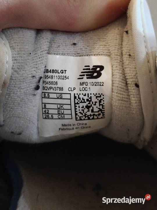 Balance klasyczne białe sneakersy New Balance mazowieckie Legionowo