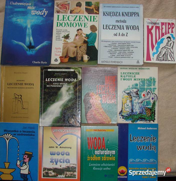 Wodolecznictwo Leczenie wodą książki Radom sprzedam