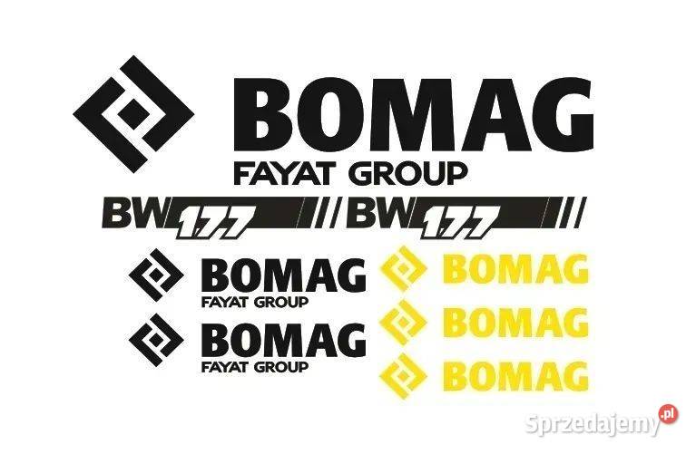 Naklejki oklejenie BOMAG BW177 Zamiennik Janików sprzedam