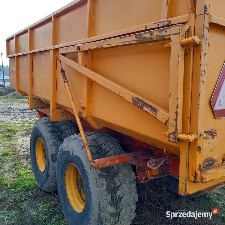 Przyczepa skorupowa 12 t Przyczepy rolnicze podlaskie Wizna