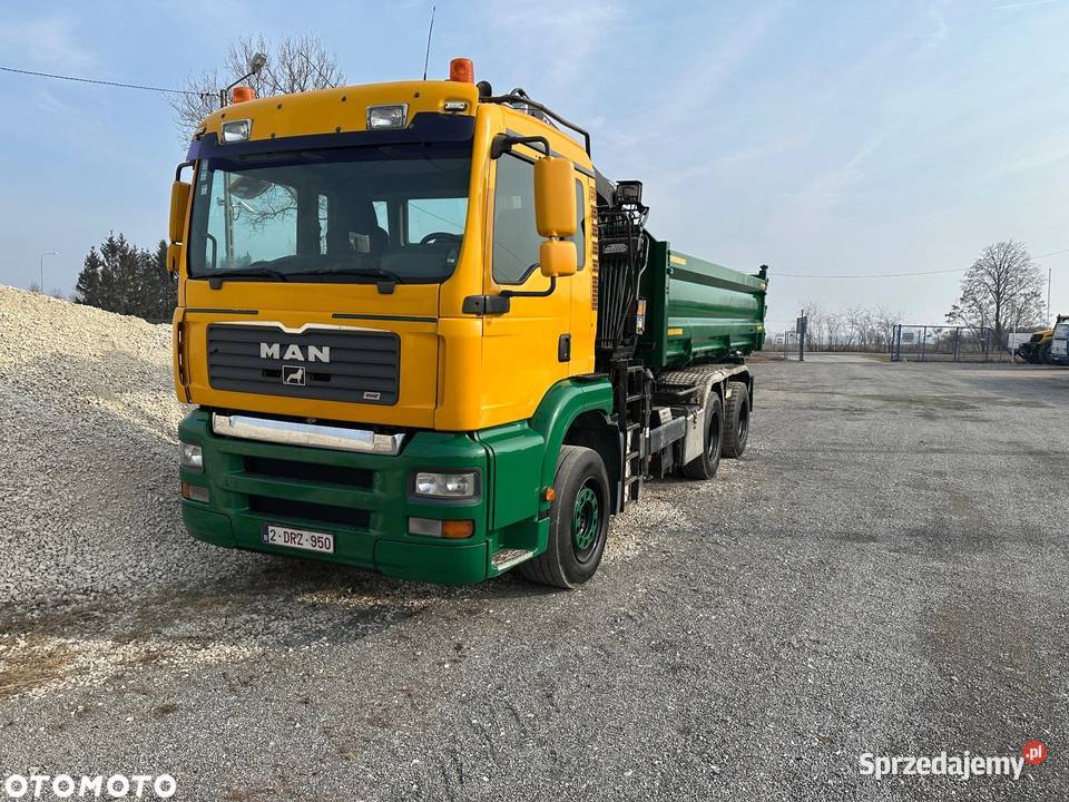 MAN TGA 33430 6x4 HDS Hiab 166D2 Duo Hydroburta 430KM Wywrotki Łomża