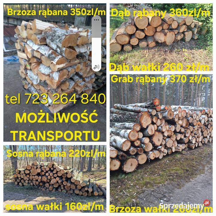 Drewno kominkowe opalowe Obrowo