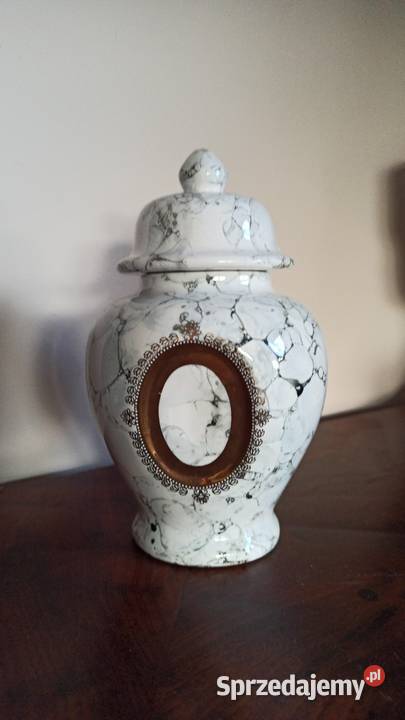 Amfora Z medalionem Do wklejenia zdjęcia Na Gdańsk