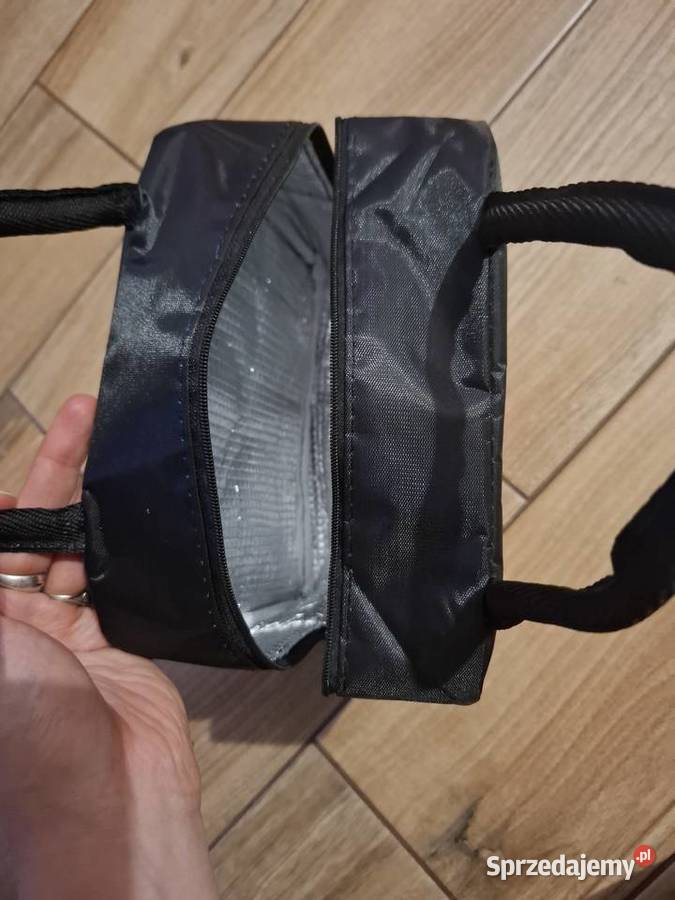 Torba na lunch termiczna czarna kujawsko-pomorskie Wąbrzeźno