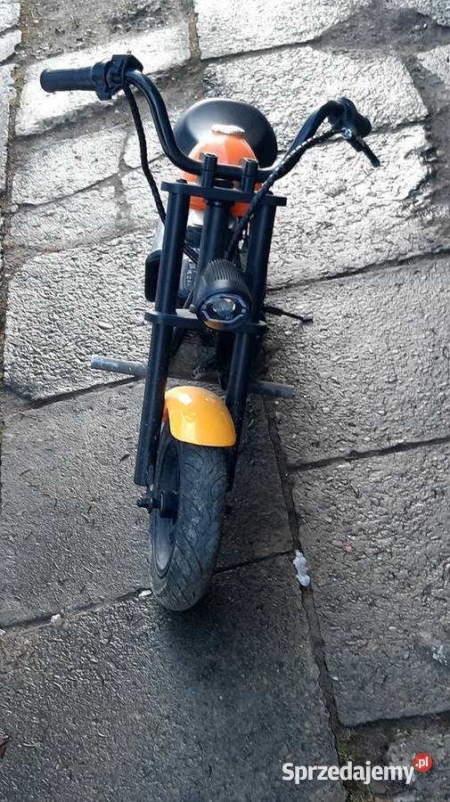 HyperGoGo Cruiser Motor CHOPPER Elektryczny Czarna Górna