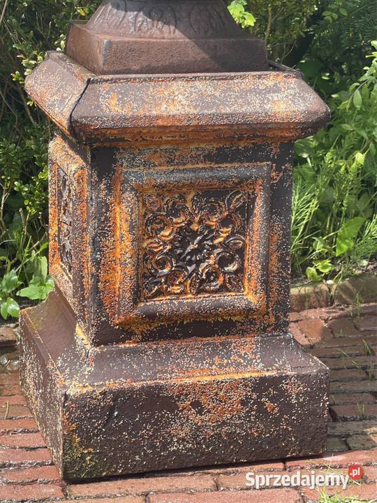 Ogromna 1 metr pałacowa donica żeliwna 60 dolnośląskie