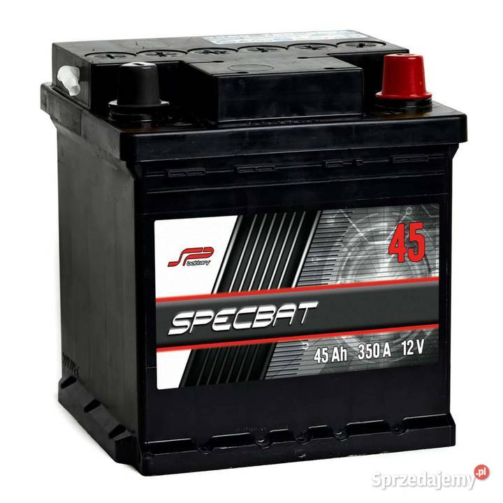 Akumulator Specbat 12V 45Ah 390A Kostka Łódź