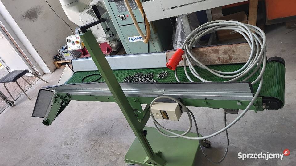 Taśmociąg łamany L przenośnik tasmowy 225 150 75 Białogard