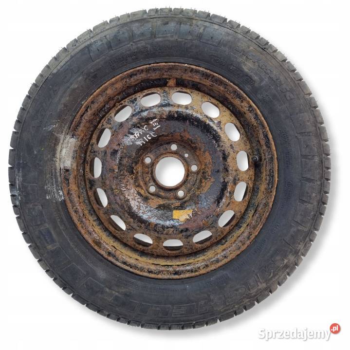 KOŁO ZAPASOWE Renault Trafic III felga 21565 Średnica 16" Rudka