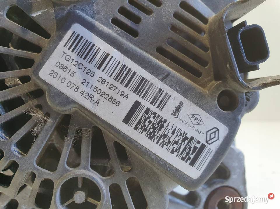 ALTERNATOR Renault Clio IV 09 TCe valeo Chełm sprzedam
