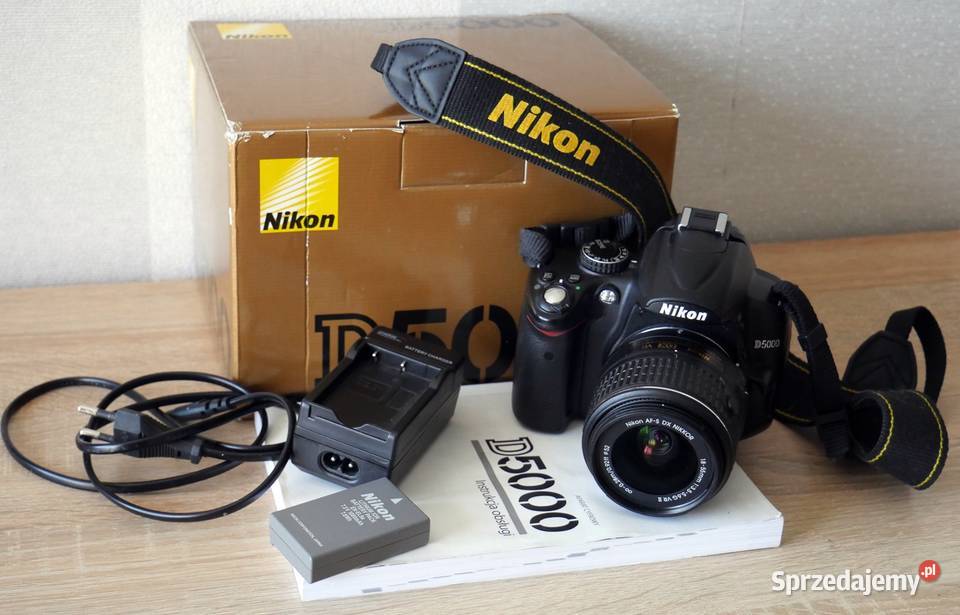 Nikon D5000 zadbany i torba do wyboru Aparaty