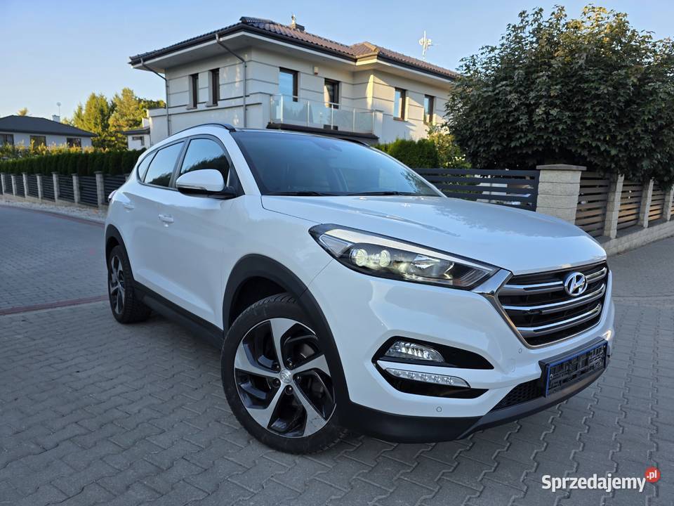 Hyundai Tucson 16T 4x4 automat bezwypadkowy skórzana tapicerka Lublin