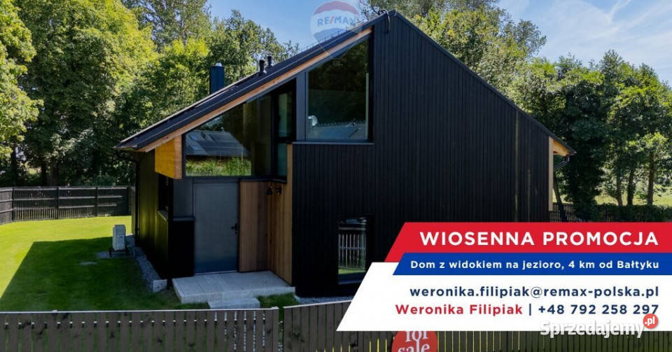 Dom premium jeziorem wiosenna promocja Sprzedaż Kołczewo