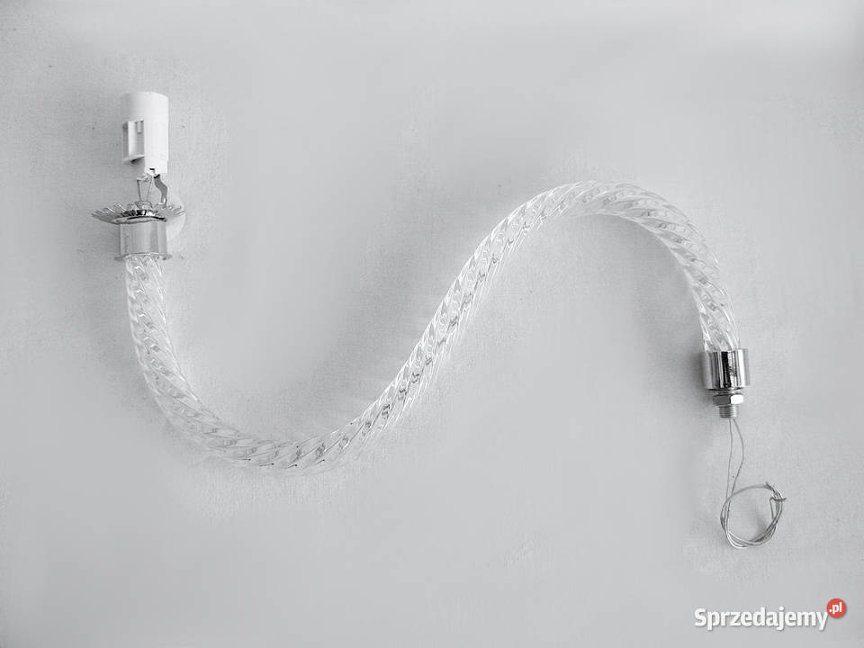 Kryształowe Szklane ramię do żyrandola kinkietu sprzedam