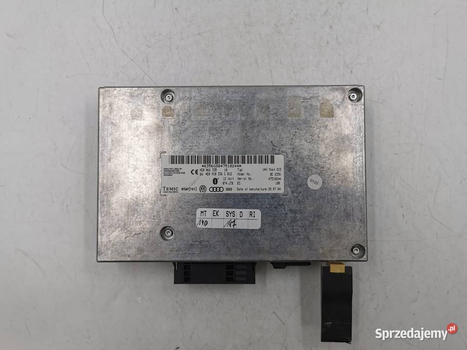 Moduł Sterownik Bluetooth Audi A6 C6 A8 D3 Q7