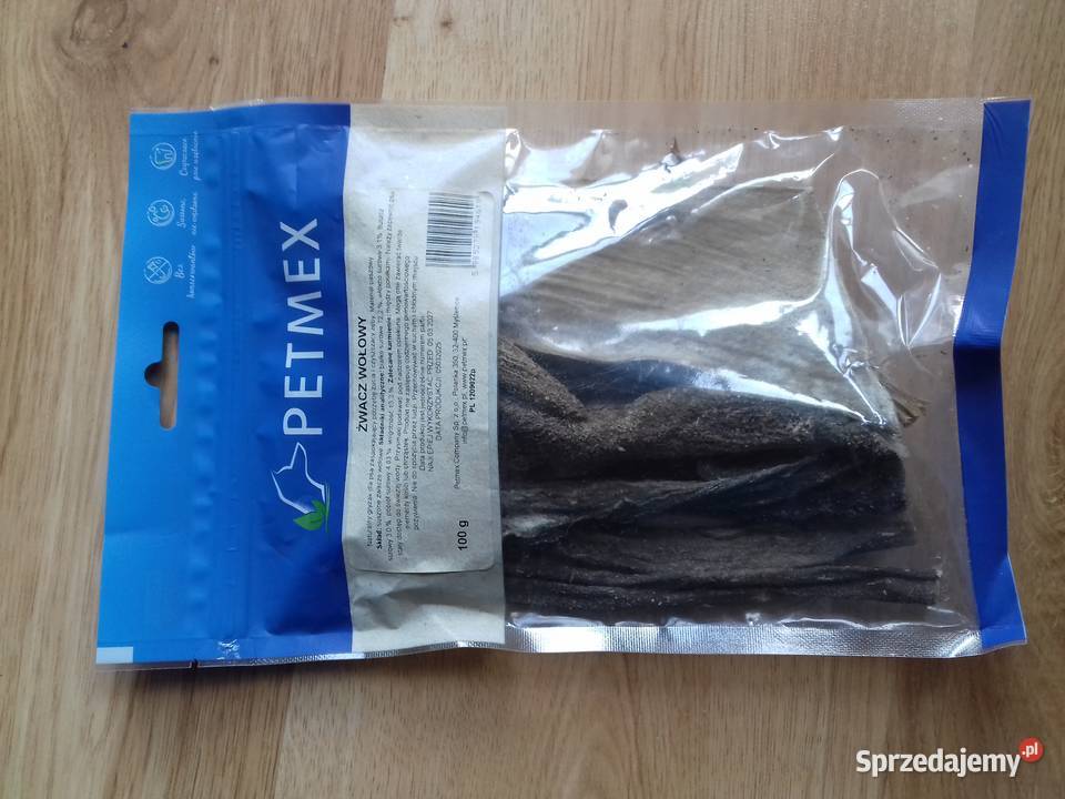 Petmex 100g Naturalne gryzaki psów żwacz wołowy Bydgoszcz