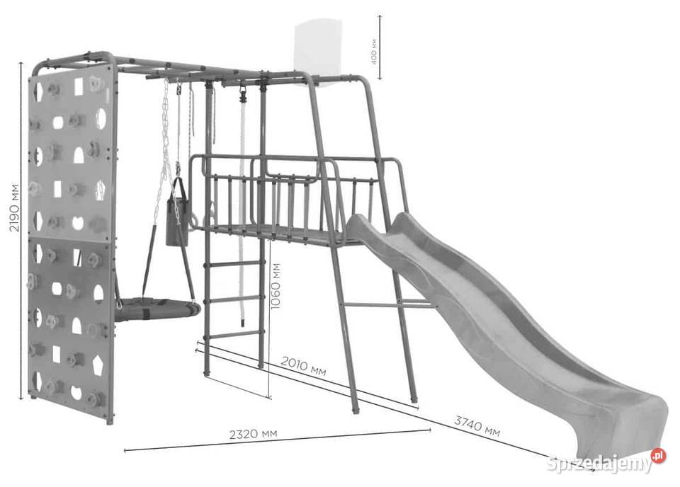 plac zabaw do ogrodu Tęcza niebieski Kraków