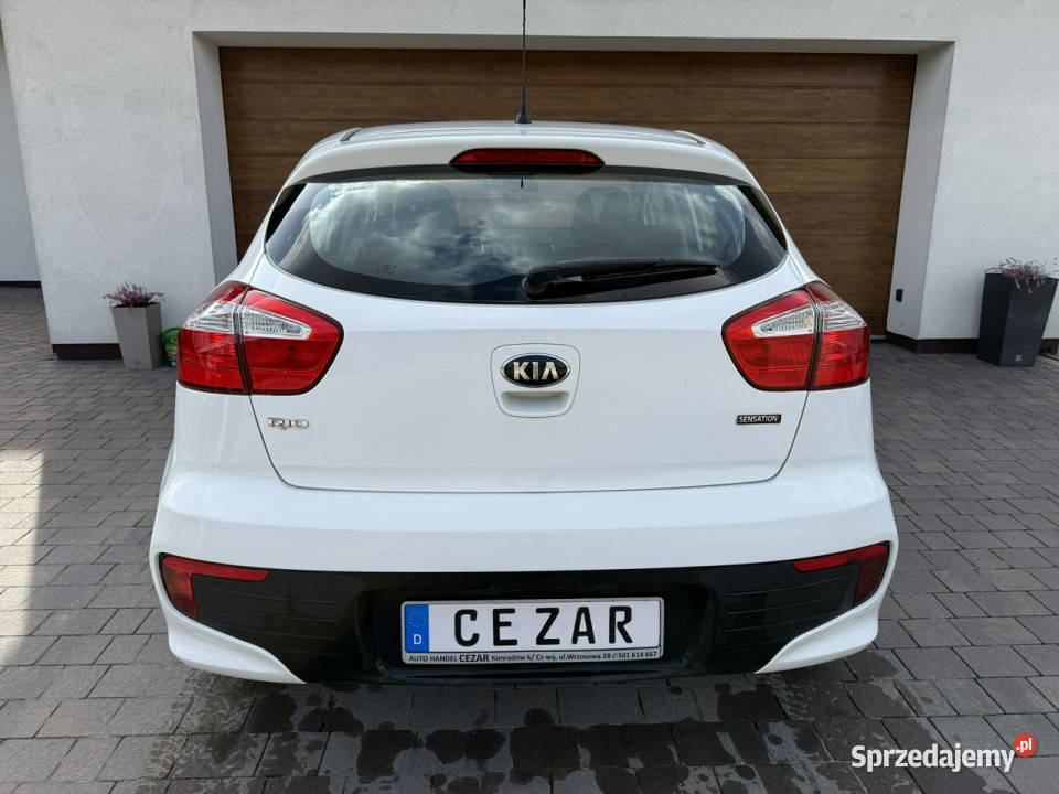 Kia Rio 16r benzyna zadbana bezwypadkowa z bluetooth Konradów sprzedam