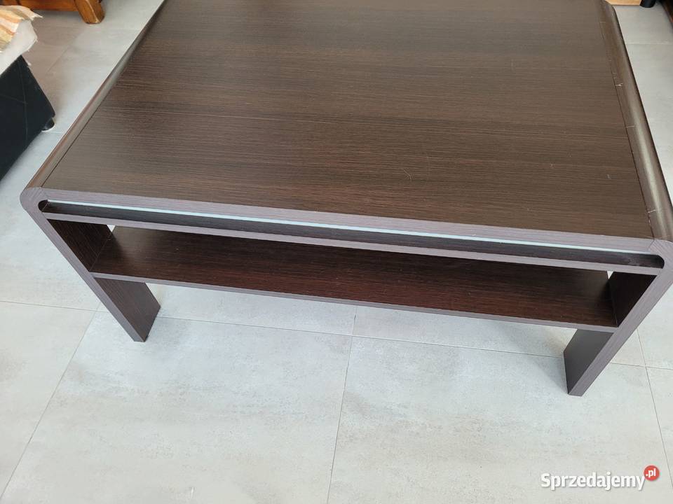 Zestaw mebli Voltera venge RTV komoda i ława Dobroń