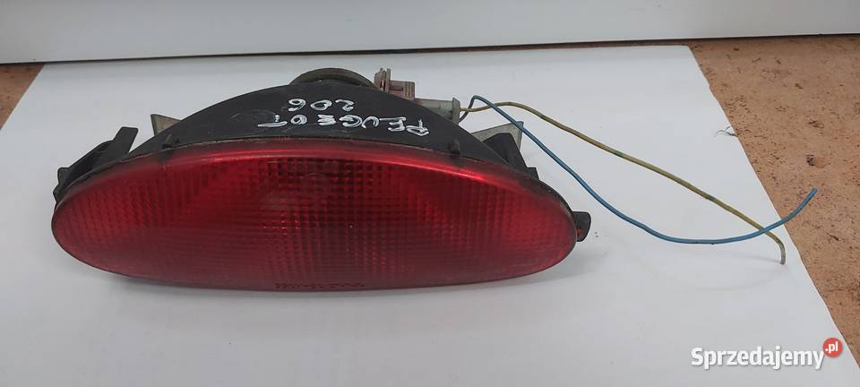 Lampa tylna zderzaka PEUGEOT 206 Szczecin sprzedam