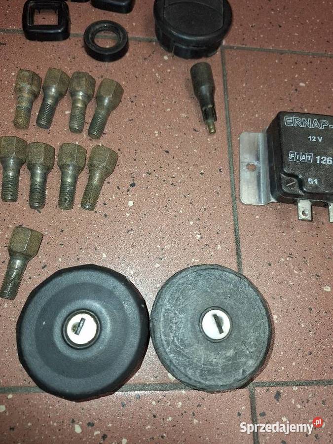 Fiat 126p 125 części korek rozeta klamka śruby osobowe