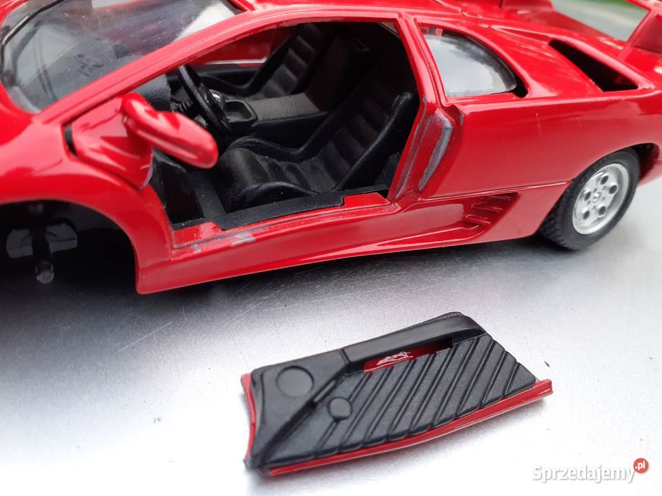Lamborghini diablo Burago124metalowy na części kujawsko-pomorskie Tuszkowo