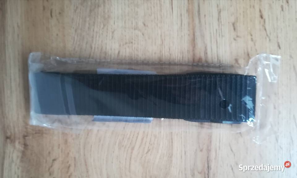 Pasek taktyczny parciany czarny Dla mężczyzn Głogów sprzedam