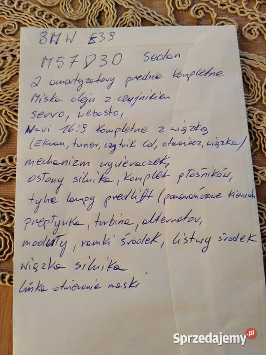 Części BMW E39 E46 E60 m54 m57 m43 osobowe Łuków